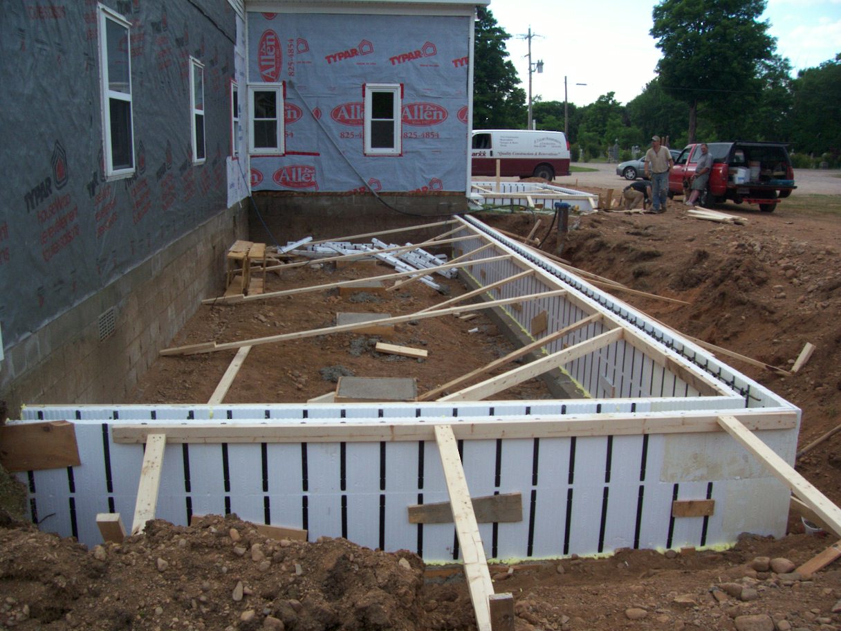 Footings Poured